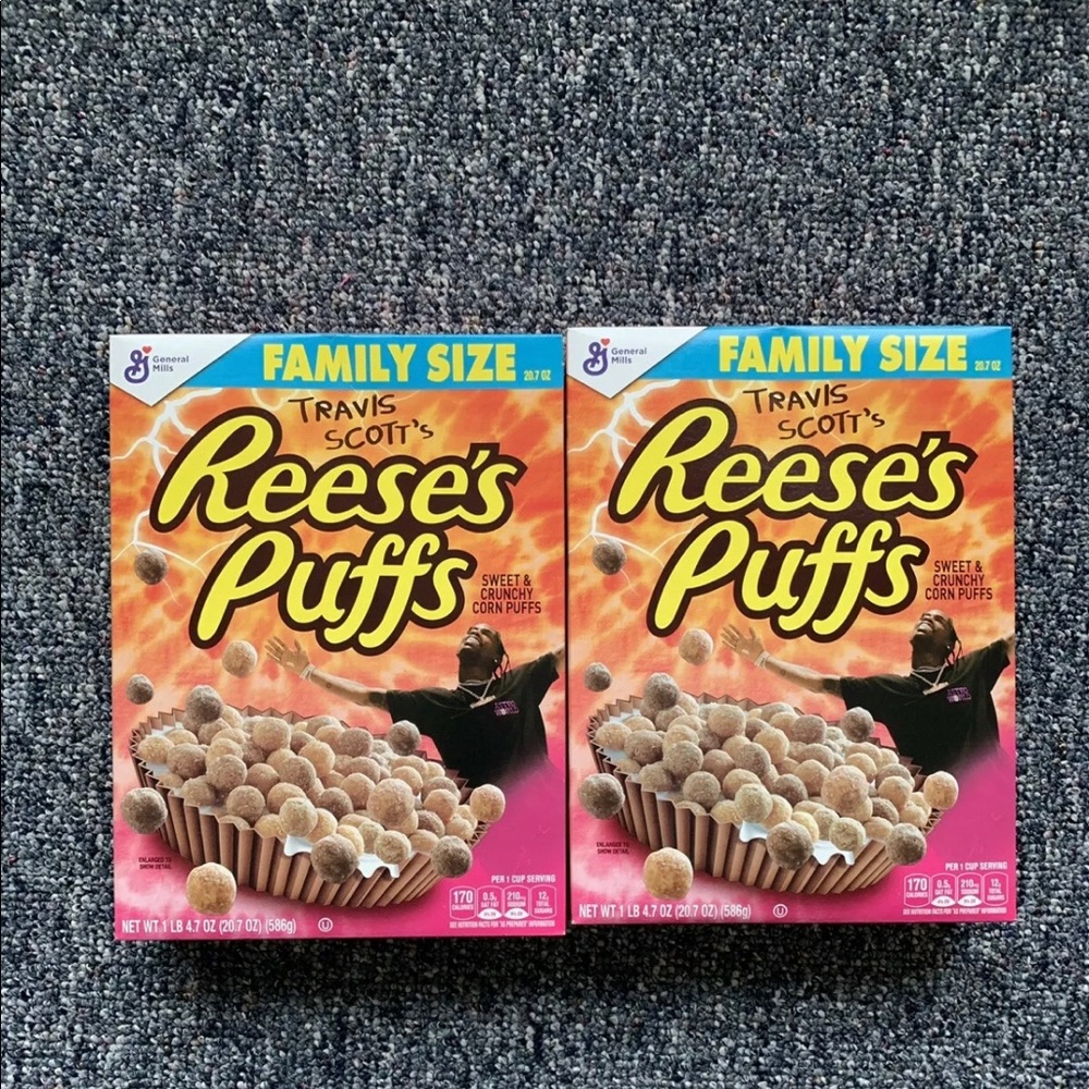 Travis Scott Reese’s Puffs Family Size Cereal